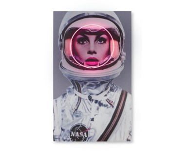 Neon Space Girl - Pink
